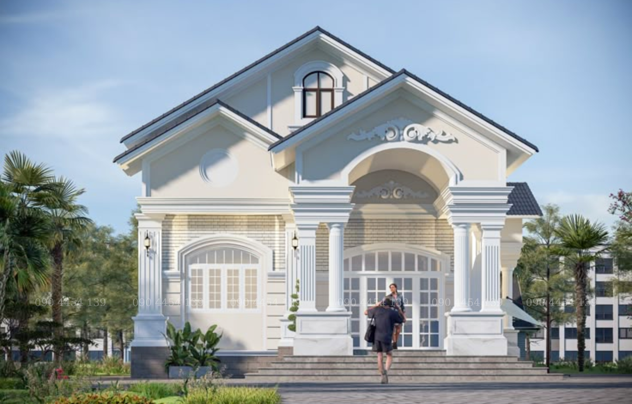 Nhà cấp 4 mái thái 3 phòng ngủ