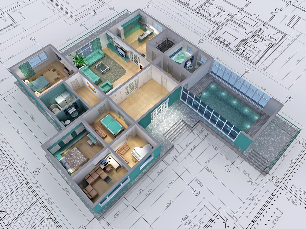bản vẽ thiết kế kiến trúc 3d