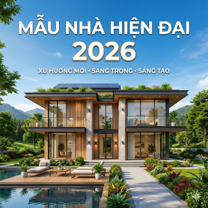 Mẫu nhà phố hiện đại 2026