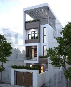 Mẫu nhà phố hiện đại 2026