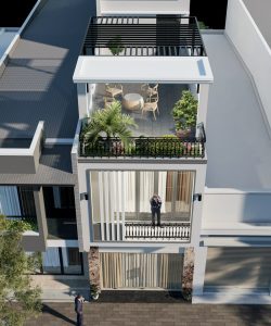 Mẫu nhà phố hiện đại 2026