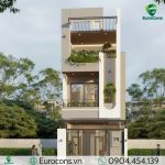 Mẫu nhà phố 3 tầng 5x20m hiện đại
