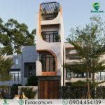 Thiết kế nhà phố 4 tầng 4.5x17.5m