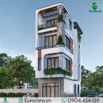 Thiết kế nhà phố 4 tầng 4.5x17.5m