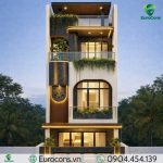 Thiết kế nhà phố 4 tầng 4.5x17.5m