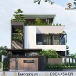 Mẫu nhà villa 3 tầng 10x20m