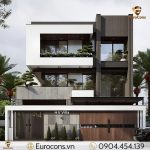 Mẫu nhà villa 3 tầng 10x20m