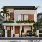 Mẫu Nhà Phố 2 Tầng 15x20m
