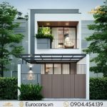 mẫu nhà phố 5x15m 2 tầng