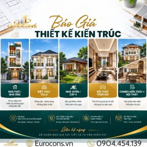 báo giá thiết kế kiến trúc 2026